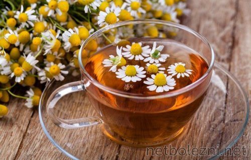 Отвар с ромашкой